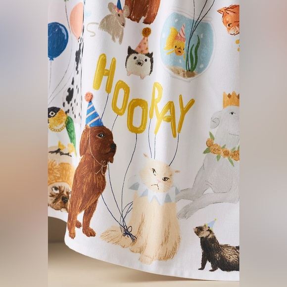 Anthropologie Hip Hip Hooray dish towel - Picture 2 of 5